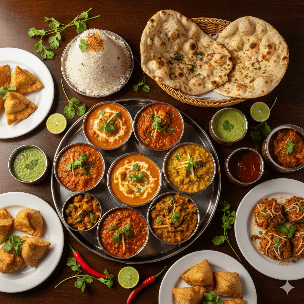 Delicious food presentation